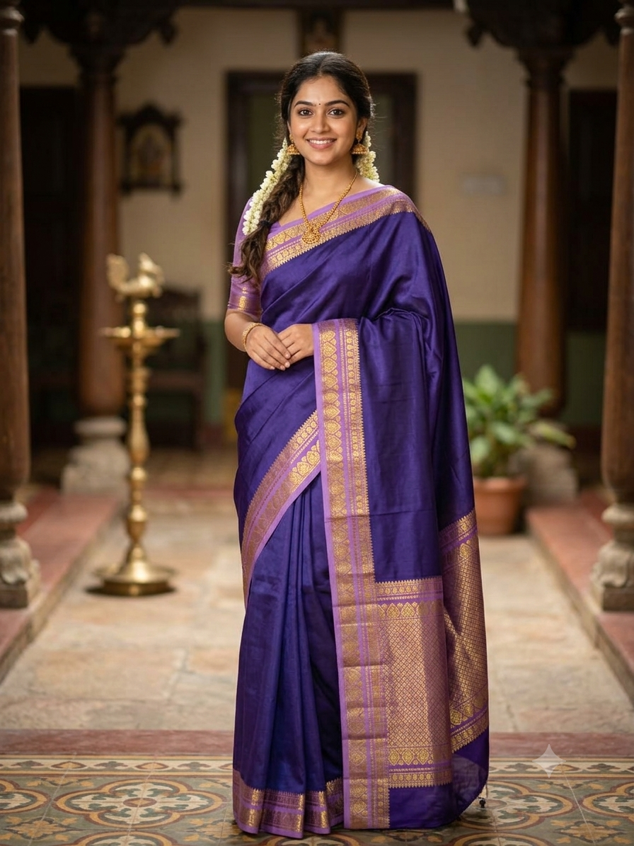 Pure Mysore Silk Saree.