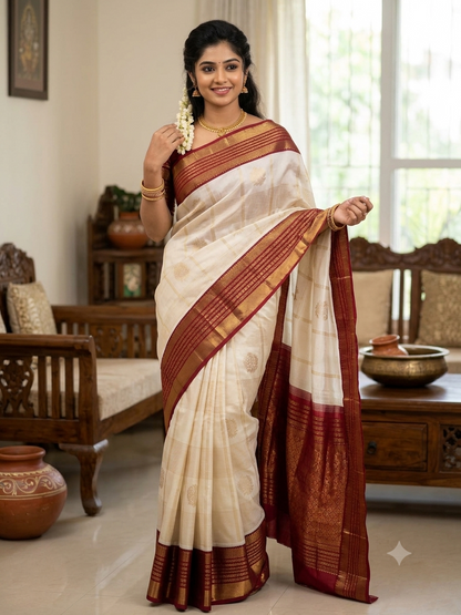 Pure Kanchipuram Silk Saree