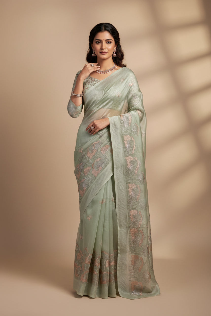 Tussar Silk Saree.