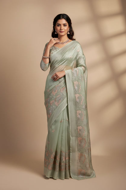 Tussar Silk Saree.