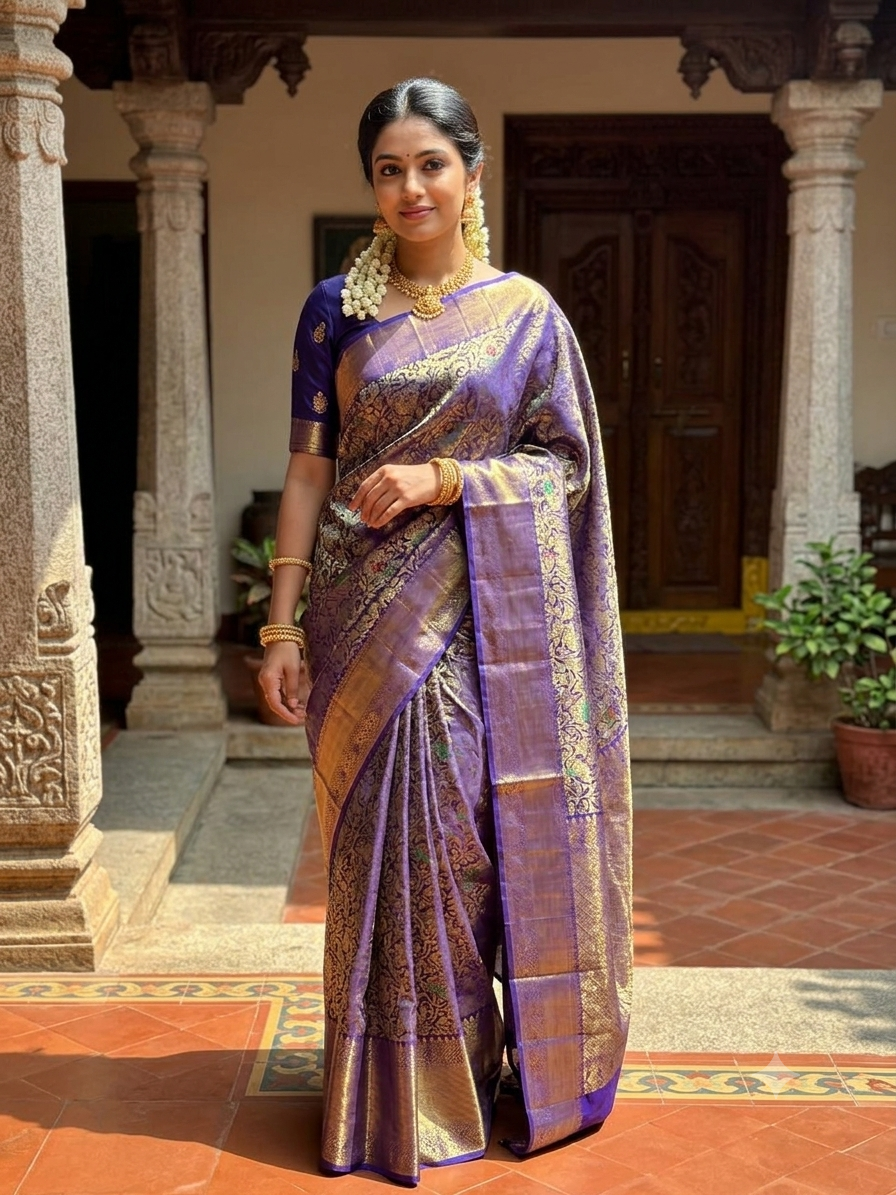 Pure Kanchipuram Silk Saree