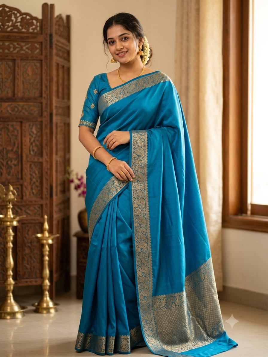 Pure Mysore Silk Saree.