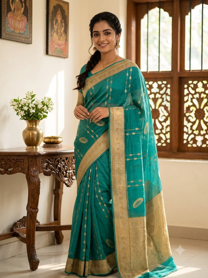 Pure Mysore Silk Saree.