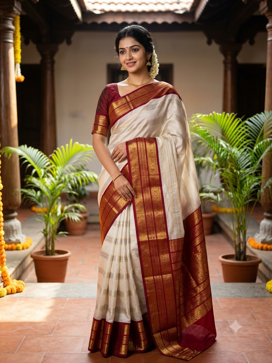 Pure Kanchipuram Silk Saree