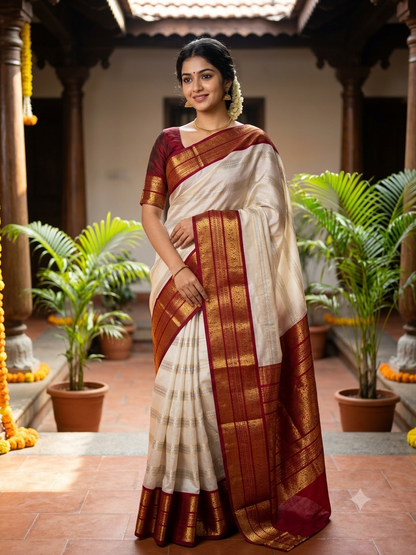 Pure Kanchipuram Silk Saree