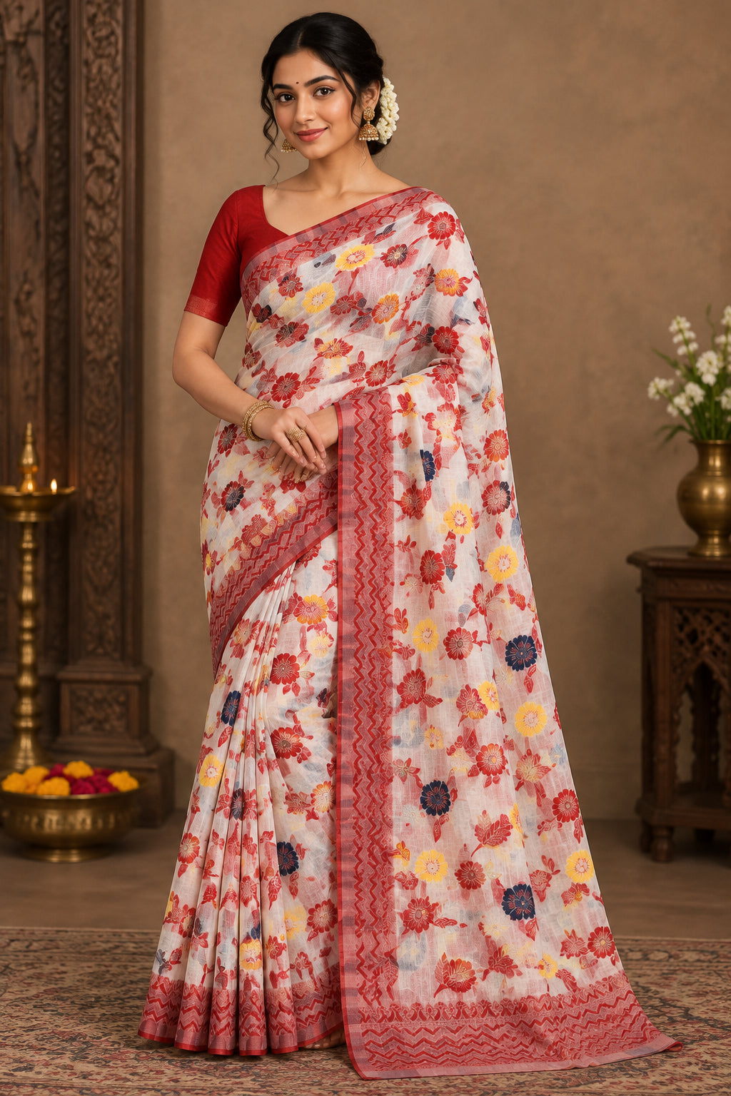 Pure Cotton Silk Saree