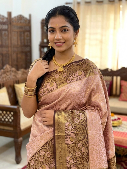 Kanchi Mix Silk Saree