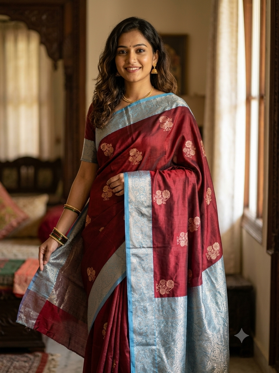 Kanchi Mix Silk Saree