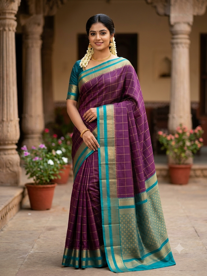 Pure Mysore Silk Saree.