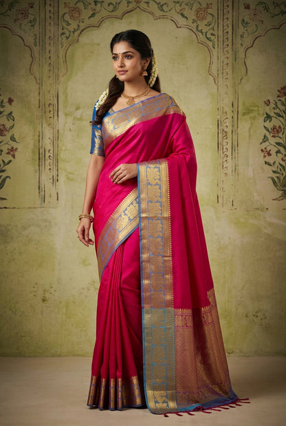 Pure Mysore Silk Saree.