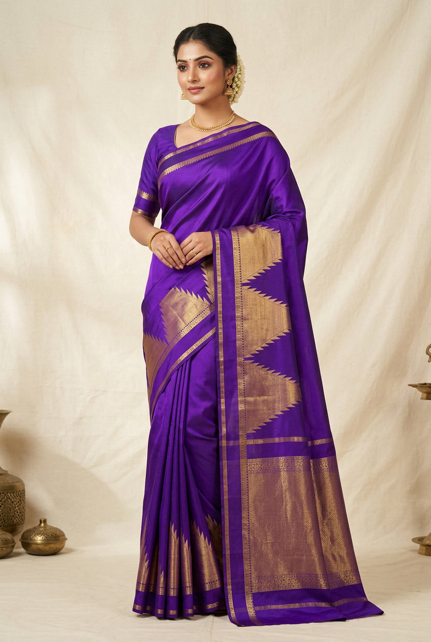 Pure Mysore Silk Saree.
