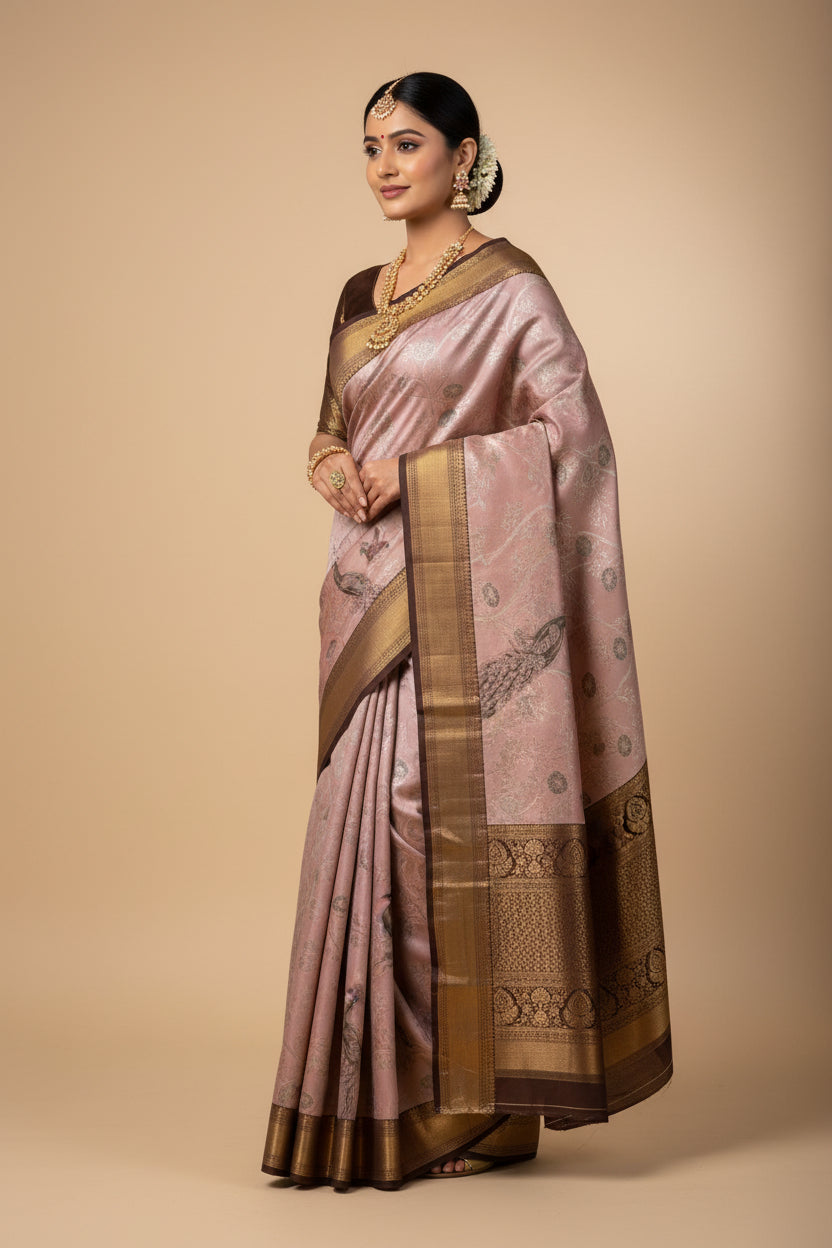 Kanchi Mix Silk Saree