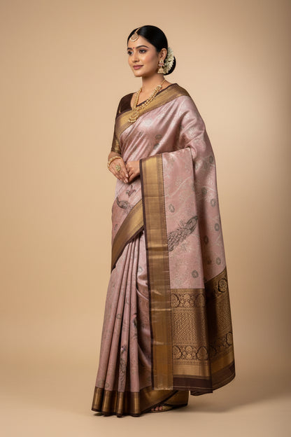 Kanchi Mix Silk Saree