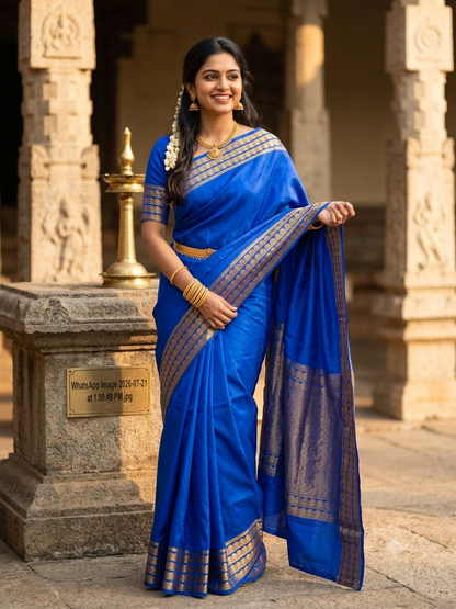 Pure Mysore Silk Saree.