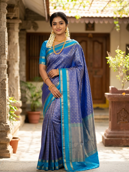 Pure Mysore Silk Saree.