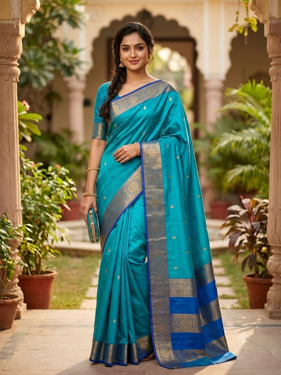 Pure Kanchipuram Silk Saree