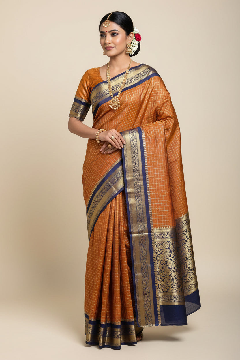 Kanchi Mix Silk Saree