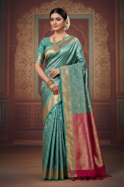 Kanchi Mix Silk Saree