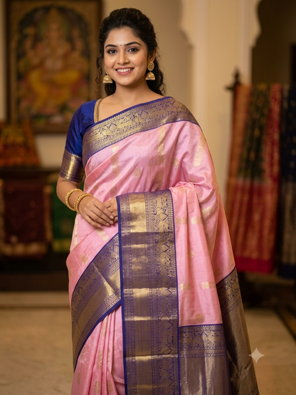 Kanchi Mix Silk Saree