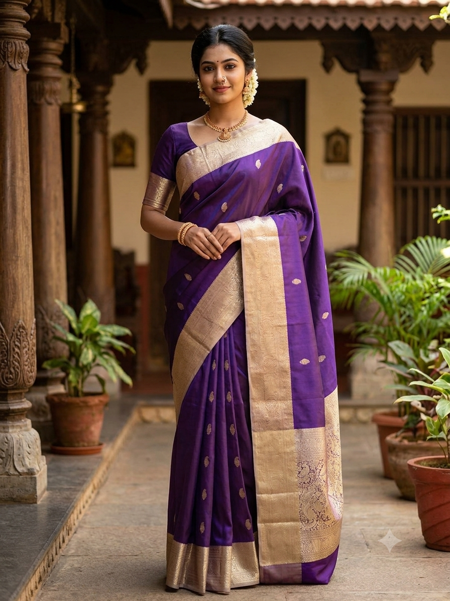 Kanchi Mix Silk Saree