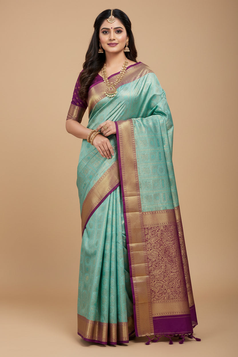 Kanchi Mix Silk Saree