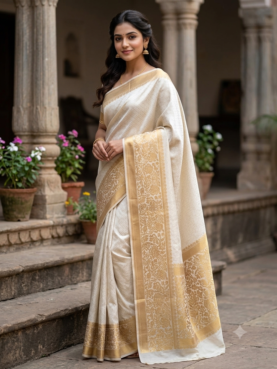 Raw Silk Saree.