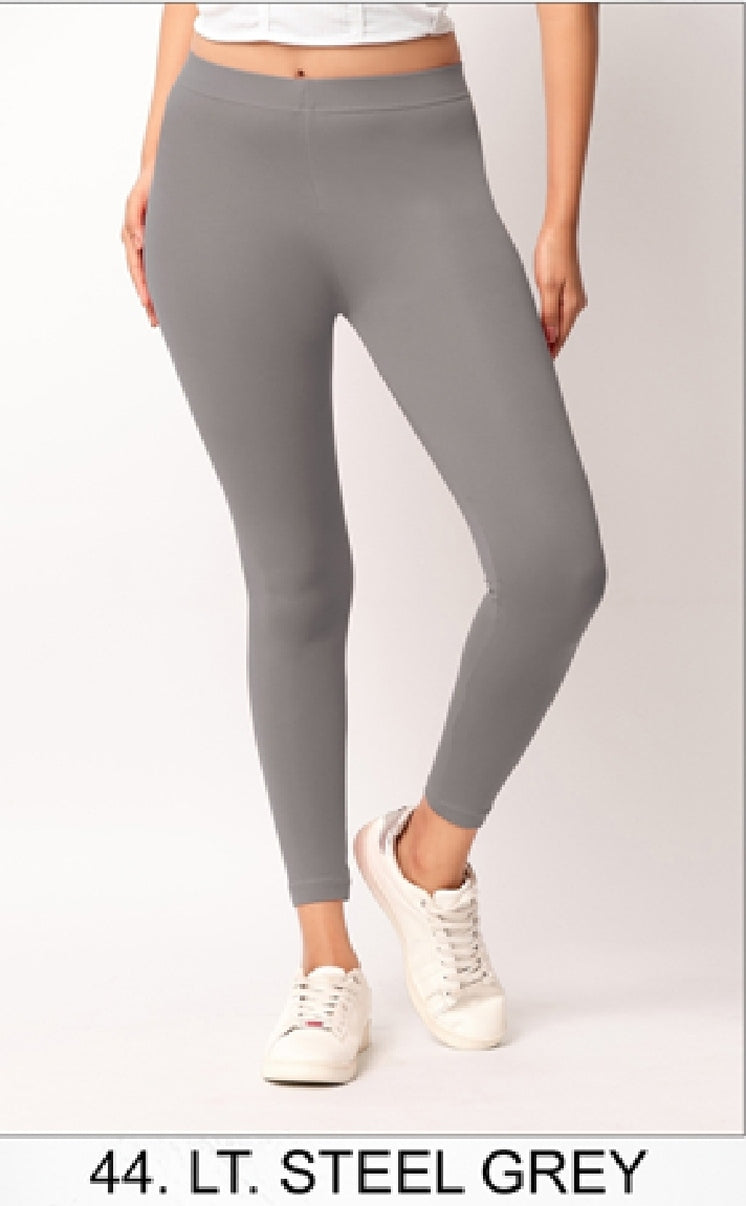 Ankle length Cotton+Lycra stretchable leggings.499/- For 3 Pieces