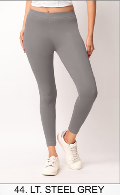 Ankle length Cotton+Lycra stretchable leggings.499/- For 3 Pieces