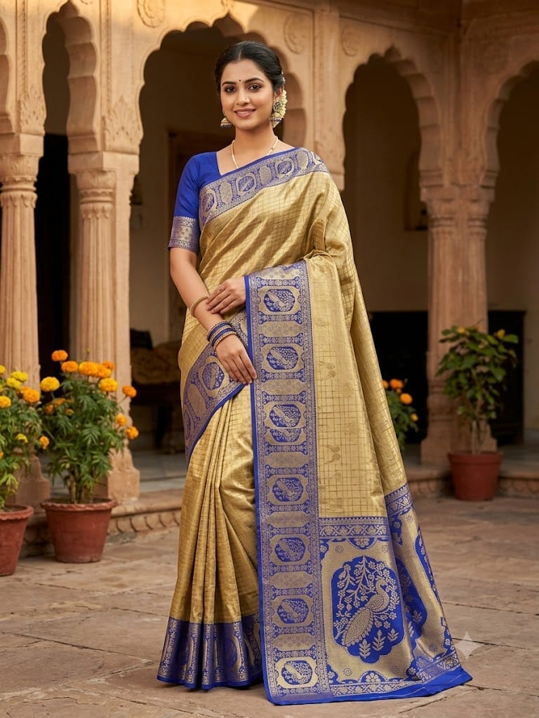 Pure Kanchipuram Silk Saree
