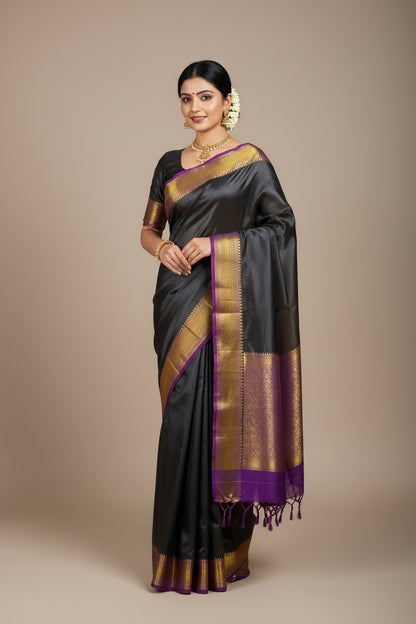 Pure Mysore Silk Saree ( 60 Grams )