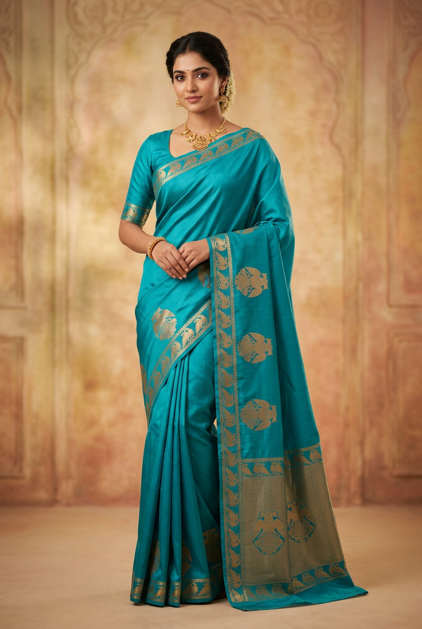 Pure Mysore Silk Saree.