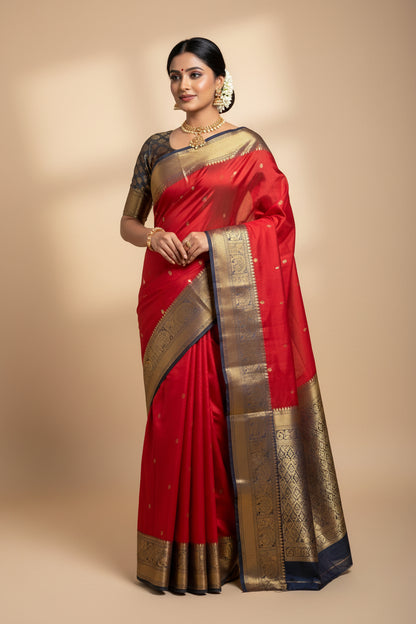 Kanchi Mix Silk Saree