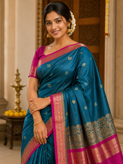 Pure Kanchipuram Silk Saree