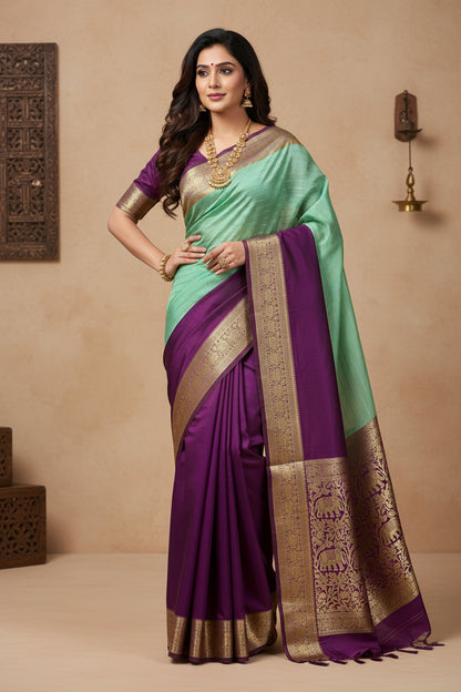 Pure Mysore Silk Saree.