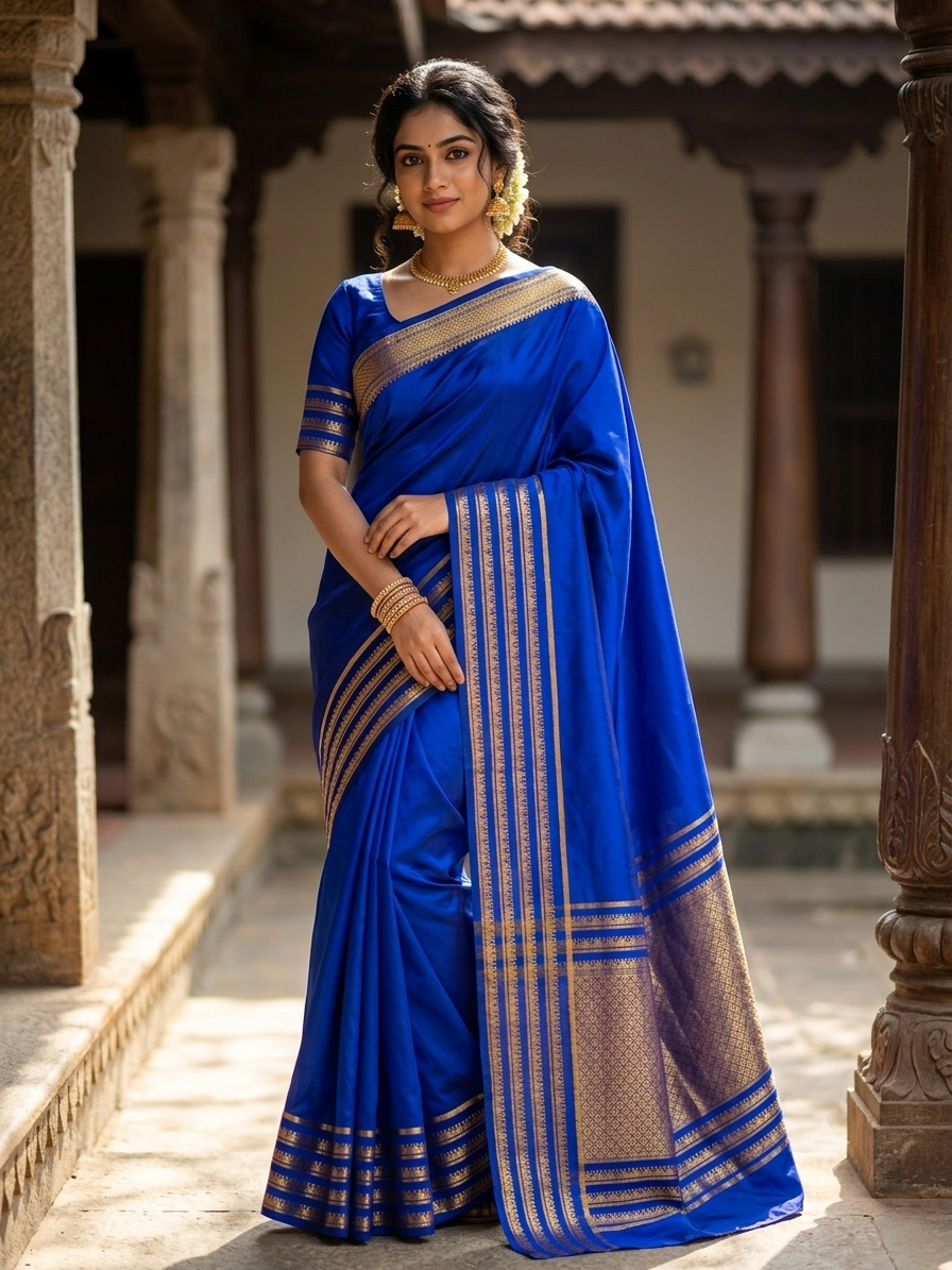 Pure Mysore Silk Saree.
