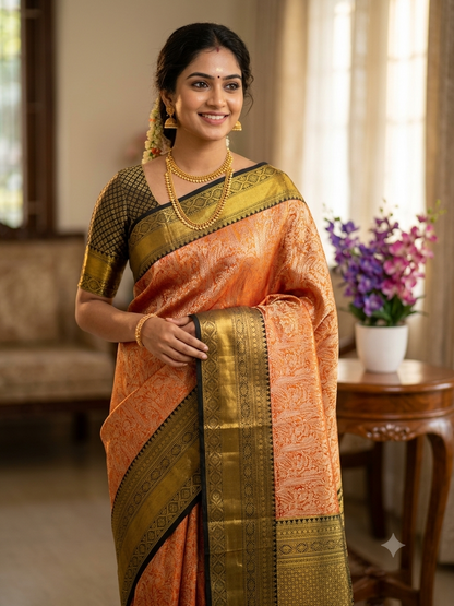 Pure Kanchipuram Silk Saree