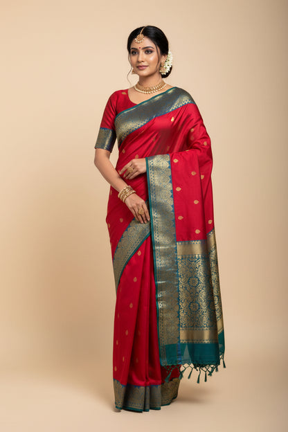 Kanchi Mix Silk Saree
