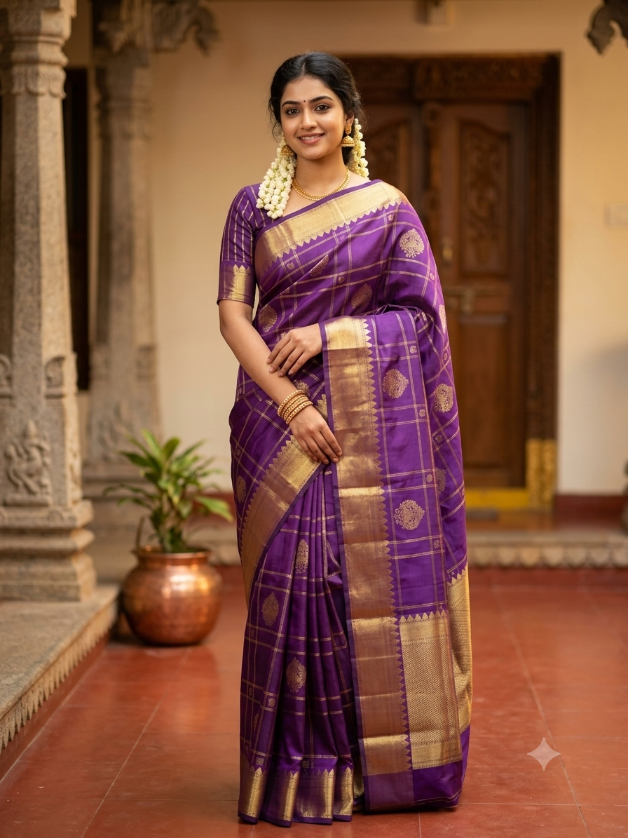 Pure Kanchipuram Silk Saree