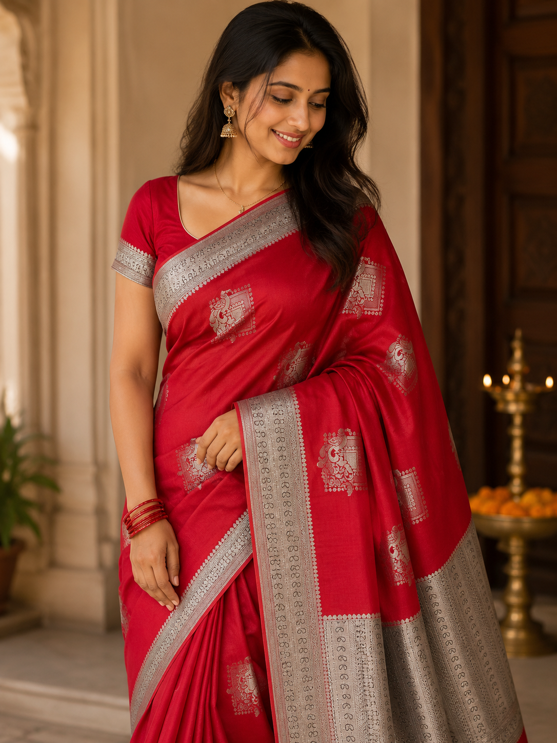 Kanchi Mix Silk Saree