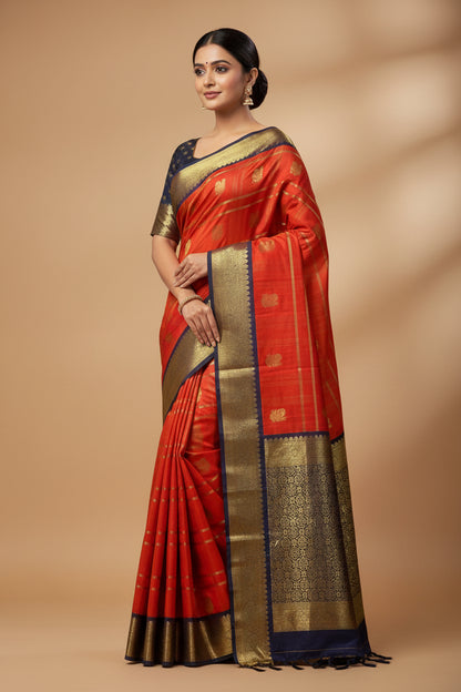 Kanchi Mix Silk Saree