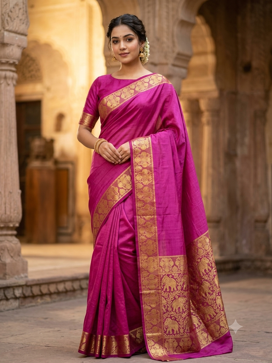 Artificial / Mix Crape Sarees