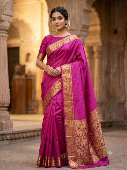 Artificial / Mix Crape Sarees