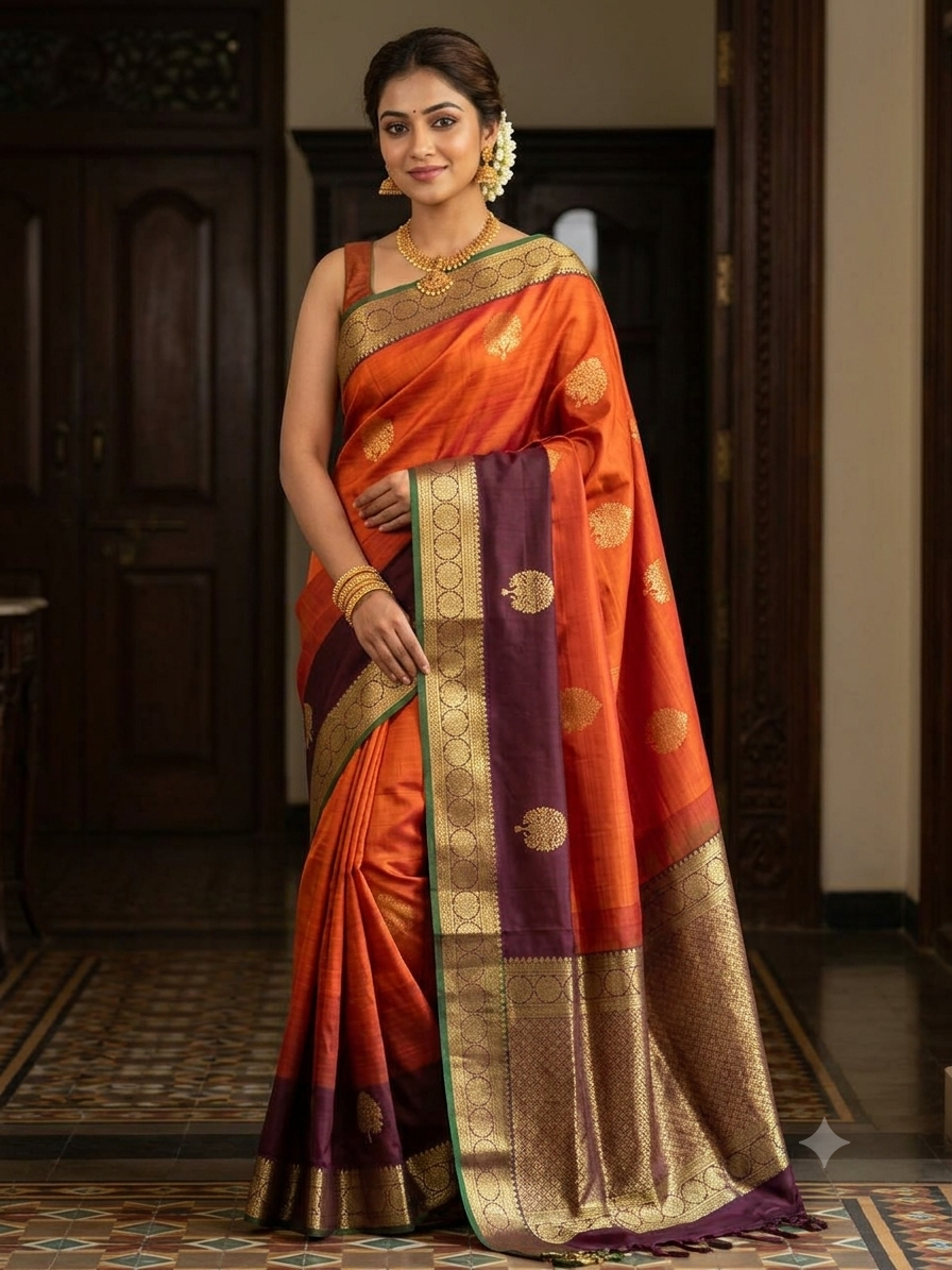 Pure Kanchipuram Silk Saree