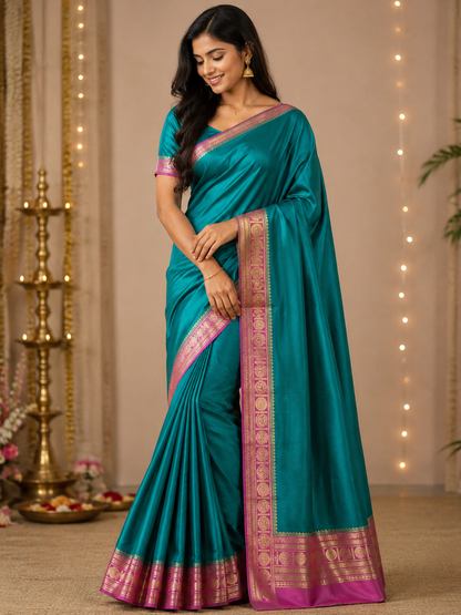 Pure Mysore Silk Saree.