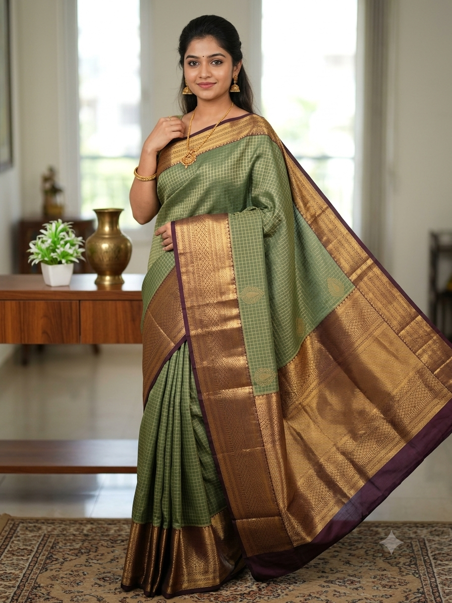 Pure Kanchipuram Silk Saree