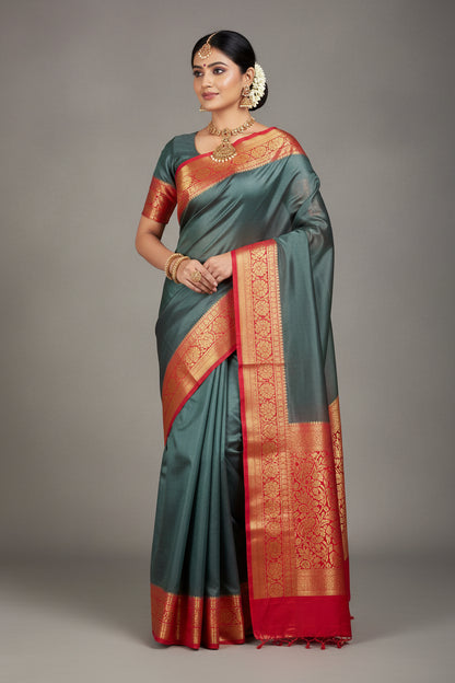 Pure Mysore Silk Saree ( 60 Grams )