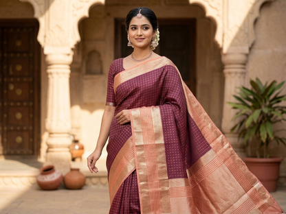 Kanchi Mix Silk Saree