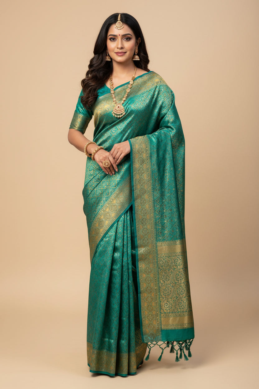 Raw Silk Saree.