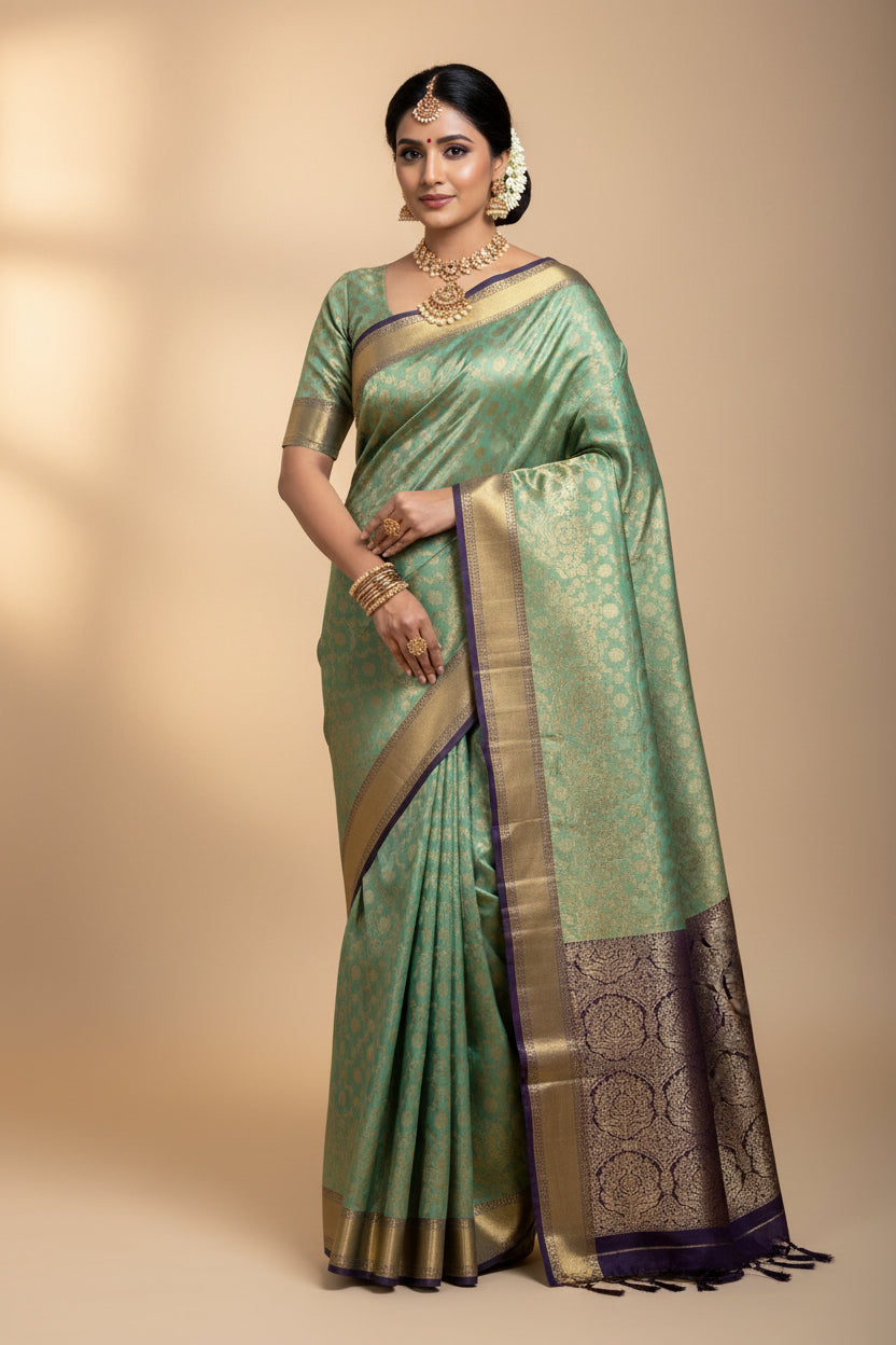 Kanchi Mix Silk Saree