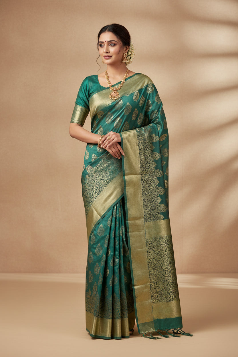 Kanchi Mix Silk Saree